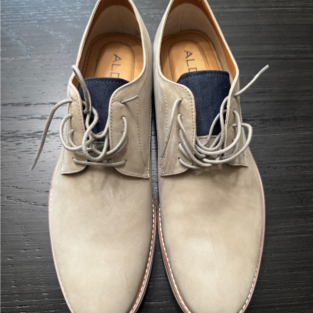 ALDO Men's Beige and Navy Oxfords